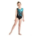 thumbnail image 4 of Kids Girls Child Sleeveless Leotard Ballet Bodysuit One-Piece Gymnastics Dancewear, 4 of 12