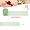thumbnail image 2 of Uxcell 2 Rollos de Cinta de Gasa, Cinta de Flecos Hecha a Mano de 1.5 Pulgadas x 5 Yardas para Envolver Ramo de Flores Decoración de Bodas Artesanías DIY Verde Claro/Verde Oscuro, 2 of 5