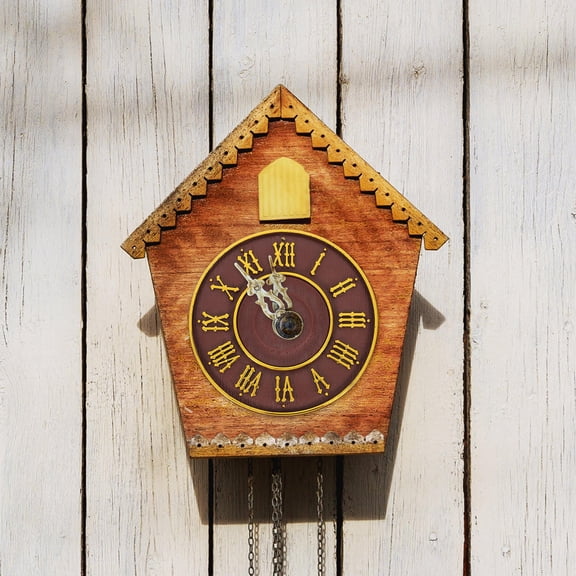 BESTYASH Traditional Cuckoo Clock Face Metal Assorted Color Elegant Design for Home