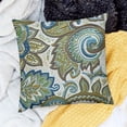 thumbnail image 2 of BANET Decorative Pillow Covers Throw Pillow Cases,Paisley Pattern,Multicolor White, 2 of 5