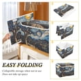 thumbnail image 2 of Yayeee Collapsible Cube Storage Bin with Lid Fabric Closet Decorative Basket with Handles, Swirling Starry Sky, 2 of 7