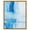 Gold Frame, variant on Seraphic Blues II Canvas Digital Abstract by Art Remedy, Gallery Wrapped, 16 x 20
