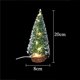 thumbnail image 1 of Sisal Christmas Tree With Led Lights Small Pine Tree Table Desk Xmas Decor, 1 of 9
