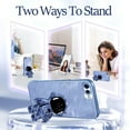 thumbnail image 3 of for iPhone 7 Plus Case for iPhone 8 Plus Case, Women Girls Astronaut Clear Glitter Phone Cases for iPhone 7/8 Plus with Stand, Cute Electroplated Sparkly Phone Cover for iPhone 7/8 Plus Blue, 3 of 11