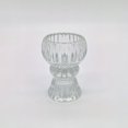 thumbnail image 1 of Candelabros, candelabros de Vidrio para Velas cónicas, candelabros Vintage para Centro de Mesa de Fiesta de Bodas, 4,5 * 8 cm, Vidrio de Cristal, 1 of 5