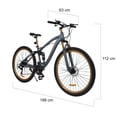 thumbnail image 4 of Bicicleta Montaña Aluminio R29 21 Velocidades Centurfit Doble Suspension, 4 of 9