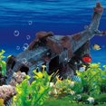 thumbnail image 3 of Wreck Aquarium Decorations, Helicóptero Wreck Resin Fish Tank con cueva oculta Paisajismo submarino Acuario Hunter Dañado Fighter Plane Ornament JAMW Sencillez, 3 of 5