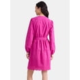 thumbnail image 3 of Time and Tru Women's and Women's Plus Embroidered Cotton Eyelet Dress, Sizes XS-4X, 3 of 4