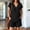 *Black, variant on Women's Linen Blend V Neck Short Sleeve Top and High Waisted Shorts Set ,Casual Summer Two Piece Outfit Pink,Women's Plus XXL