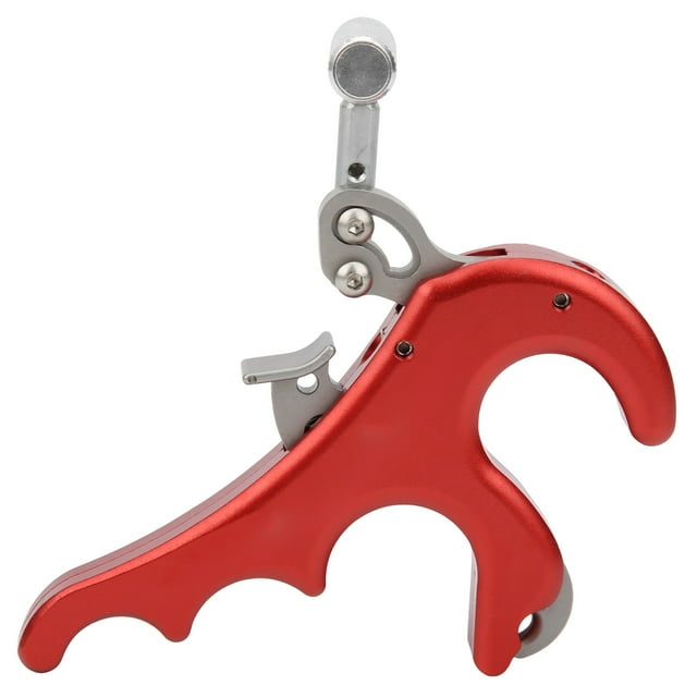 Libération de Pouce pour Arc Composé, Libération de Pouce pour Arc Composé Aides à la Libération de Métal Quatre Doigts Grip Étrier de Pouce Accessoires de Tir à l'Arc