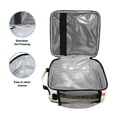 thumbnail image 3 of Square Lunch Bag 10.5*3.5*9.5 Inches Cooler Bag Lunch Bag Insulation Portable Durable Fashion Ink and Wash House, 3 of 6