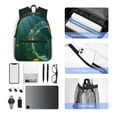 thumbnail image 6 of Daiia Jelly Fish School Backpack for Men Women, Unisex Large Waterproof Bookbag Schoolbag Casual Daypack for High School/College/Teens/Travel/Work Black, 6 of 8