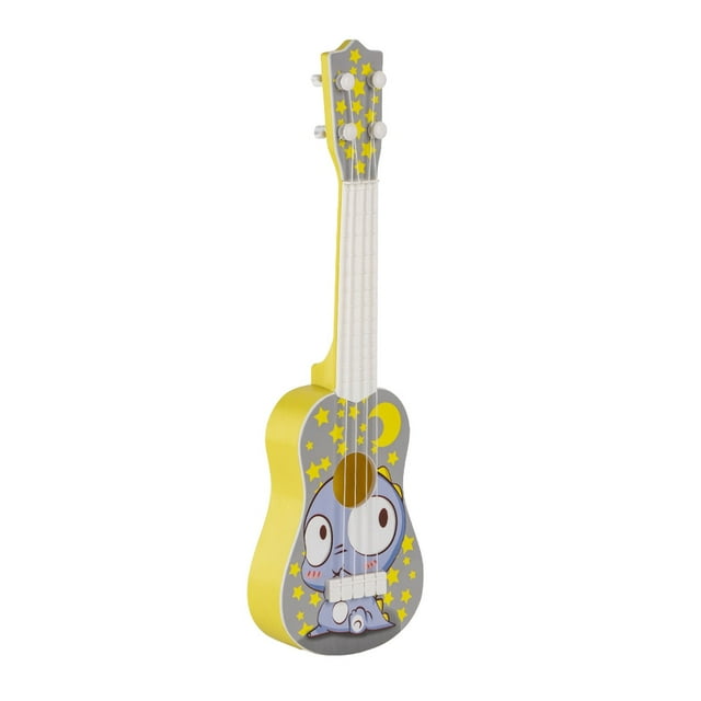 Fridja Kids Guitar Ukulele Beginner Musical Instrument 16 Inches With 4 Strings Mini Guitar For Skill Improving Kids Play Early Educational Pre School Children Toddler Christmas Gift for Kids