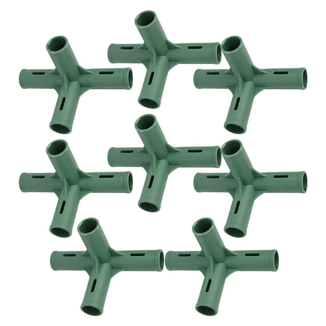 High Quality 16mm Pvc Fitting 4 Types Stable Support Heavy Duty Greenhouse Frame Building Connector Greenhouse Frame Connector 4#