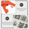 thumbnail image 2 of SHOWERORO 1 Set Open-Ring Snaps No-Sew Button Fasteners Assorted Color for Diy Crafts Custom Clothing Shirts Backpacks, 2 of 8