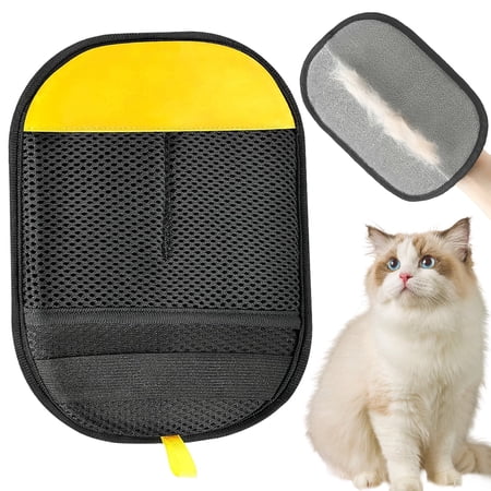 Hair Remover Glove 2026 Updated Cat and Dog Hair Removal Tool Reusable Electrostatic Hair Removal Gloves Suitable for Sofas Bed Sheets Clothing Car Seats