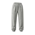 thumbnail image 6 of Womens Sweatpants Elastic High Rise Wide Leg Joggers Casual Sport Workout Trendy Active Pants with Pockets, 6 of 6