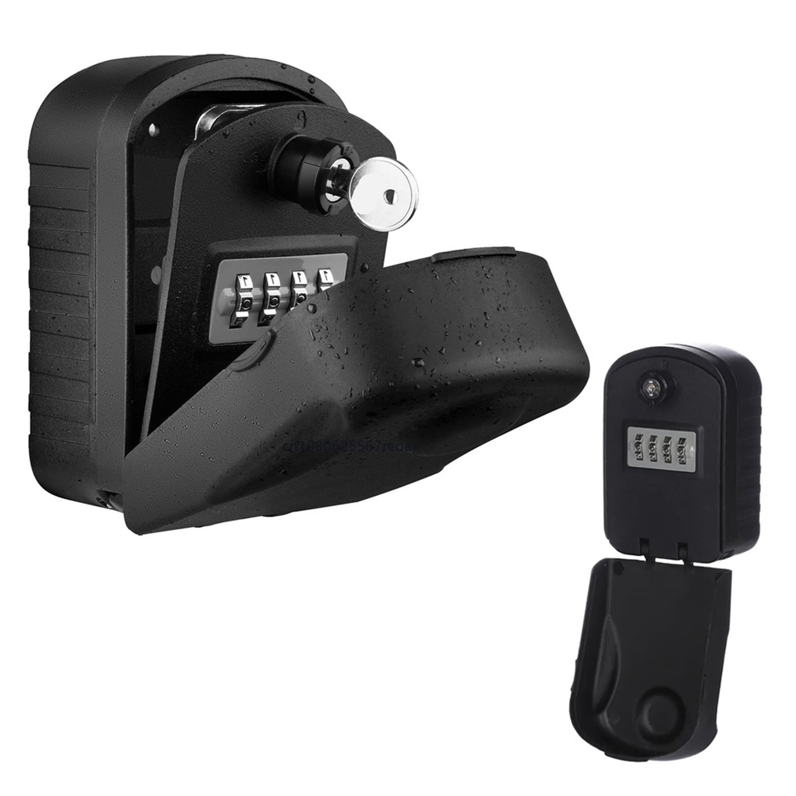 Key Lock Box with 4 Digit Combination Spare Key Sturdy Key Safe Box ,House, Apartment, Office Key Storage
