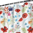 thumbnail image 3 of Waterproof Beautiful Colorful Floral Shower Curtain 72x72 Inch Boho Style Polyester Unique Shower Curtain for Bathroom Hotel Home Decor with 12 Plastic Hooks, 3 of 5