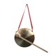 thumbnail image 5 of Gong de latón, instrumento de percusión tradicional chino para niños, gong de mano de cinta roja con mazo de madera para juegos de fiesta y oficina. 30 centímetros, 5 of 8