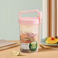 thumbnail image 2 of MERILER Overnight Oatmeal Breakfast Cup - Portable Salad Cup with Spoon, Cold Sealed Travel Cup for Yogurt and Cereal, Leakproof and Adjustable Lid, 2 of 6