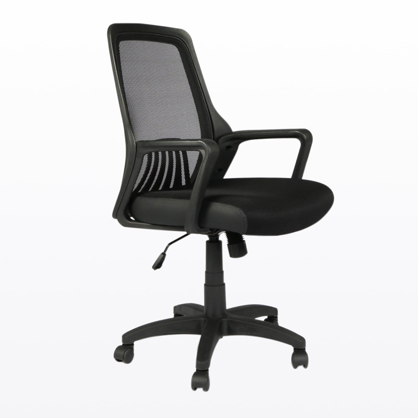 mesh office chair new orleans midback swivel lumbar support adjustable  ergonomic drafting desk chairs with armrest for home  office  walmart