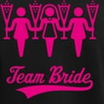 thumbnail image 3 of CafePress - Team Bride (Bachelorette Par Women's Dark Pajamas - Women's Short Sleeve Print T-Shirt and Pants Dark Cotton Pajama Set, 3 of 7