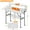white, variant on SUGIFT 2-Tier Ice Cooler Table, Chill Table with Skirt & Drain Hose, Self-Serving Beverage Cooling Bar, for Parties, Picnics, White