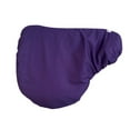 thumbnail image 2 of Lettia Fleece Lined Dressage Saddle Cover Purple, 2 of 2