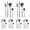 Black, variant on 24 Piece - Silverware Stainless Steel Premium Cutlery Gift Box Set Service for 6, Luxury Design Flatware, Beautiful and Elegant Mirror Polished Dinnerware Utensils