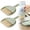 A, variant on Small Dustpan and Brush Set, Mini Dustpan and Brush Whisk Broom and Dust Pan Tiny Cleaning Broom Mini Hand Broom for Table, Desk, Keyboard, Pet Nest, Set of 2 (Green)