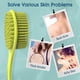 thumbnail image 5 of Cepillo para espalda de baño corporal, cepillo de ducha de doble cara con mango largo de silicona con cerdas ultrasuaves para hombres y mujeres Accesorios de baño para masajeador de espalda Vhermosa YQ-1008, 5 of 8