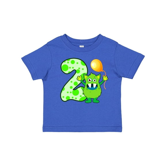 Inktastic 2nd Birthday Monster Boys or Girls Toddler T-Shirt