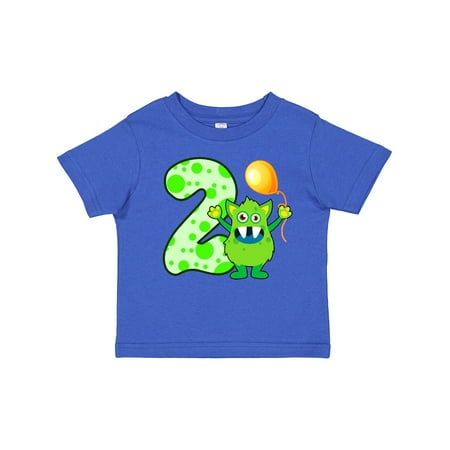 

Inktastic 2nd Birthday Monster Gift Toddler Boy or Toddler Girl T-Shirt