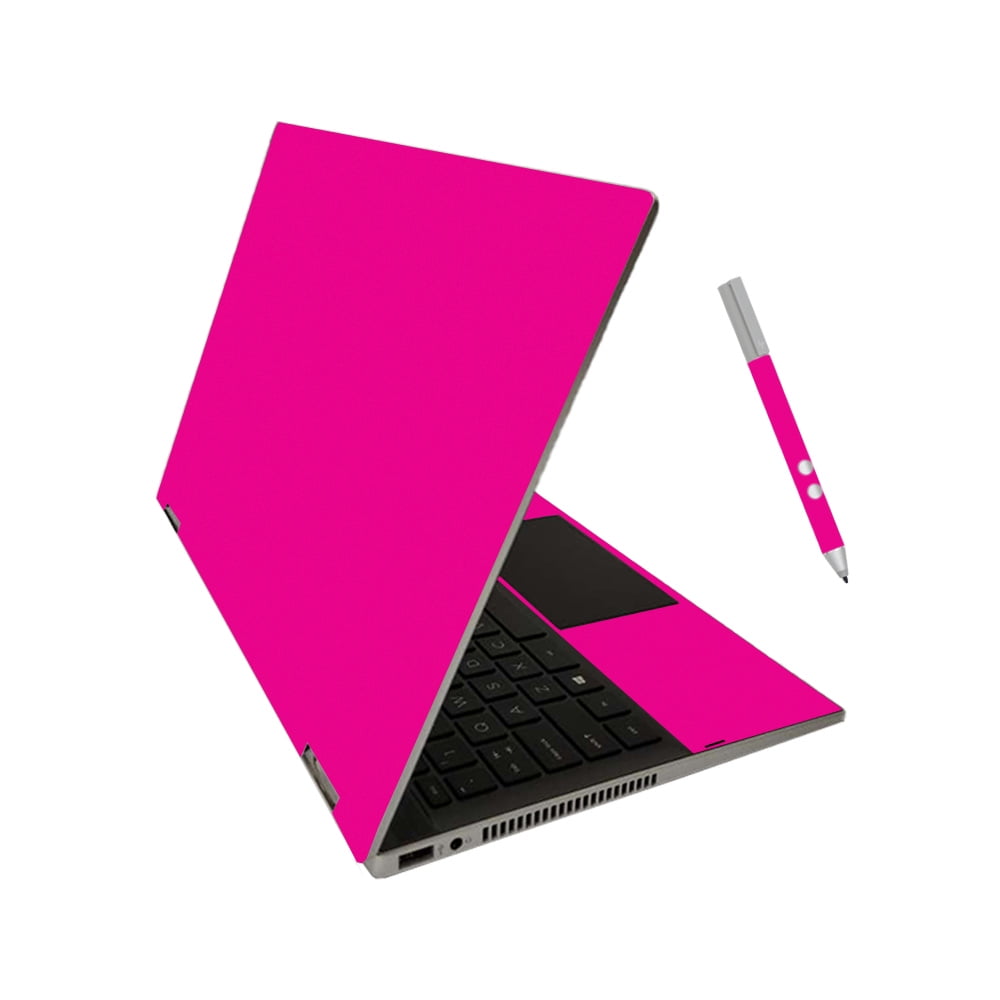 MightySkins Solid Pink Vinyl Skin Decal For HP Chromebook X360 14 (2020 Model)