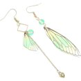 thumbnail image 1 of Pair Butterfly Earrings Asymmetric Wings Tassel Earrings Banmo, 1 of 5