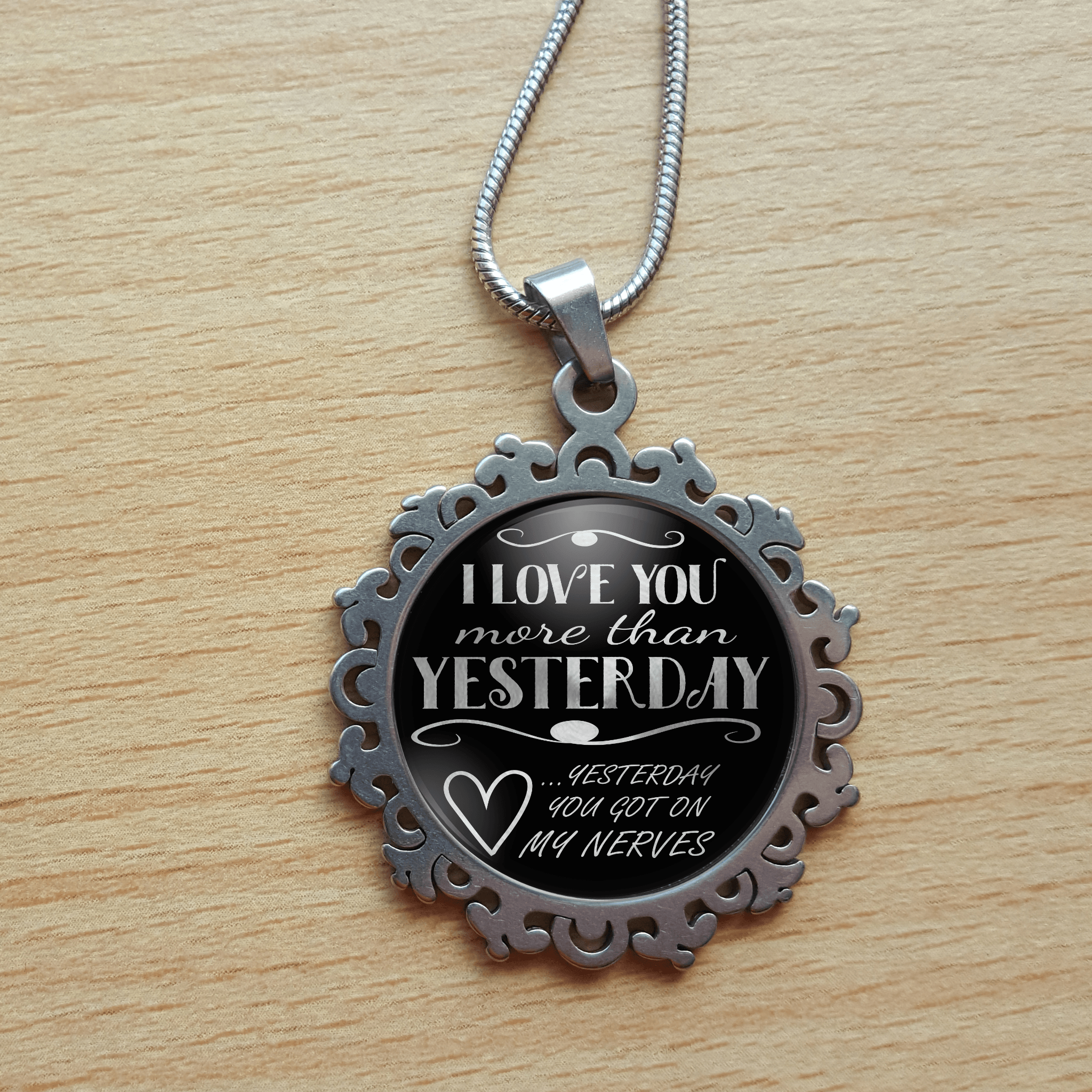 i love you more necklace walmart