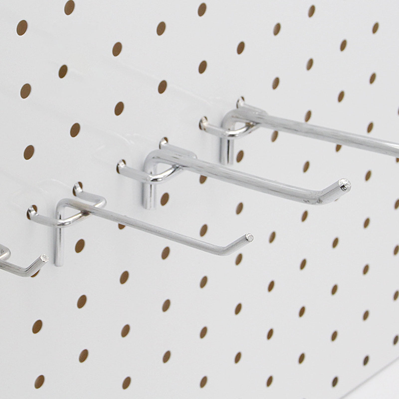 Grandest Birch 60Pcs Pegboard Hooks Professional Heavy Duty Iron Easy Installation Wall Mount Hanging Tools for Workshops Garages,2