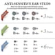 thumbnail image 4 of Stainless Steel Ear Piercing Gun With Earrings, Piercing Kit With 12 Pairs Stud Earrings For Home Salon Use------Product code 64089, 4 of 5