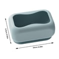 thumbnail image 3 of Adhesive Silicone Tissue Case Holder, Suction Cup Rectangle Facial Tissue Dispenser for Bathroom, Kitchen, Car, Office, Home Organization, Wall Mounted, 3 of 8