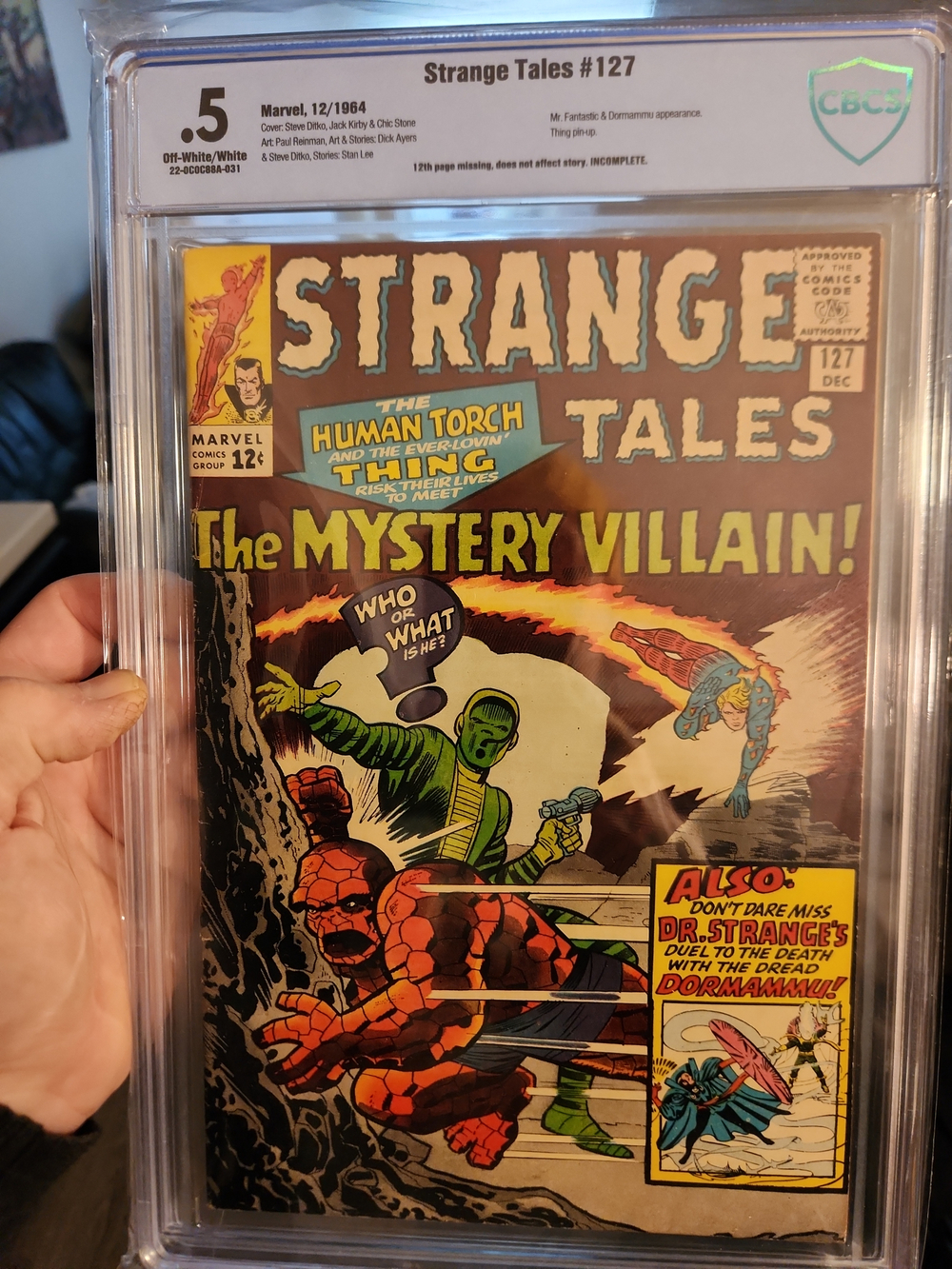 Cover of Strange Tales #127