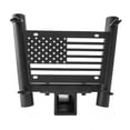 thumbnail image 2 of 2" Hitch Mount Dual Flag Pole Holder Bracket for Truck Car Trailer SUV RV Jeep, 2 of 6