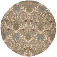 thumbnail image 2 of SAFAVIEH Cambridge Jone Geometric Wool Area Rug, Moss/Multi, 10' x 10' Round, 2 of 11