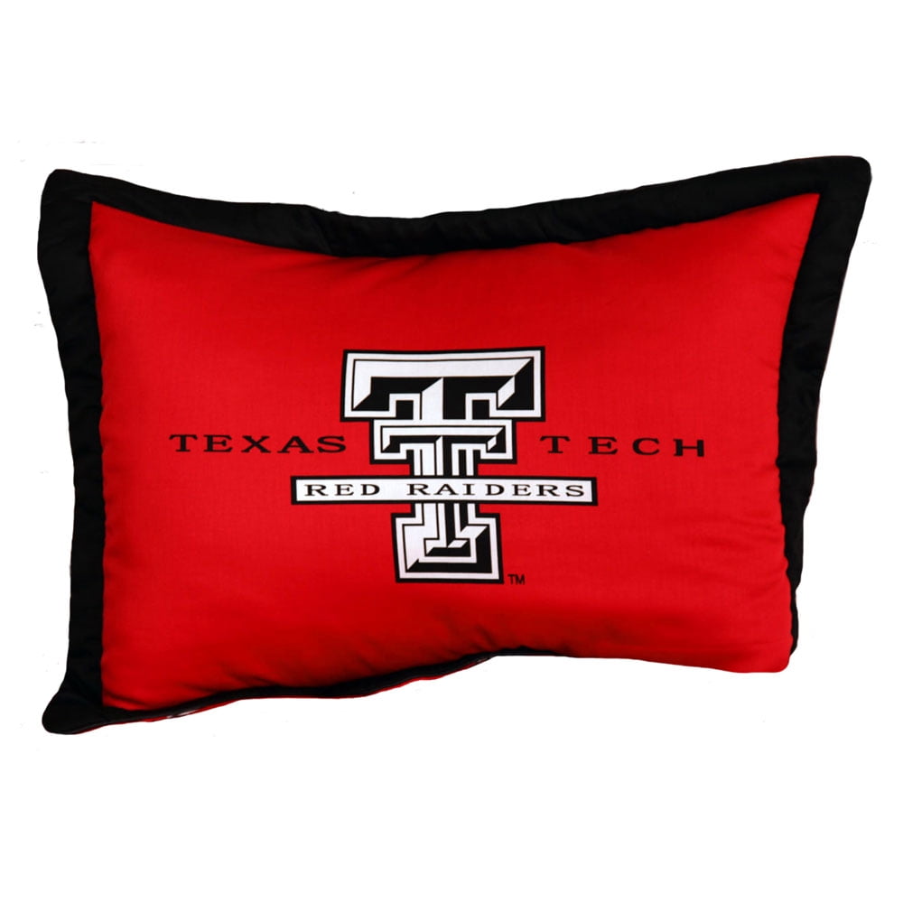Texas Tech Red Raiders 2 Pc Reversible Cotton Comforter Set, 1 Comforter, 1 Sham, Twin