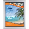 thumbnail image 2 of Displays2go 11 x 17 Inch Picture Frames for Wall Mount, Slide-in Design for Quick Poster Changes- Silver Aluminum Framing, 2 of 5
