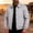 Gray, variant on Xdegoge Mens Suede Leather Bomber Jacket Vintage Snap Button Up Motorcyle Coat Casual Fall Lightweight Everyday Outerwear
