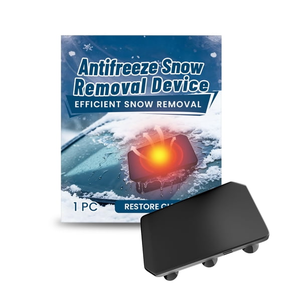 Car Windshield Anti Ice and Snow Removal Device Winter Window Frost Protection Vehicle Theft Deterrent Warning Light with Flashing LED for Car Safety and Protection