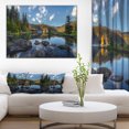 thumbnail image 1 of Mountain Lake Surrounded by Trees - Landscape Canvas Art Print, 1 of 3