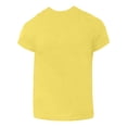 thumbnail image 2 of CIENVNSTG Mens Summer Daily Patriotic Tops Crew Neck Short Sleeve Vintage Distressed USA Flag Print Independence Day Casual Wear T‑Shirts Yellow 6, 2 of 3