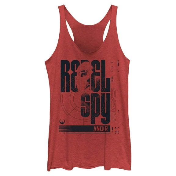 Womens Star Wars: Andor Rebel Spy Racerback Tank